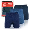 Boxers pour Homme 3 Pièces Coton Amples Bleu Marine