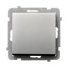 Ospel Sonata Silver - Single-pole Switch ŁP-1R//38