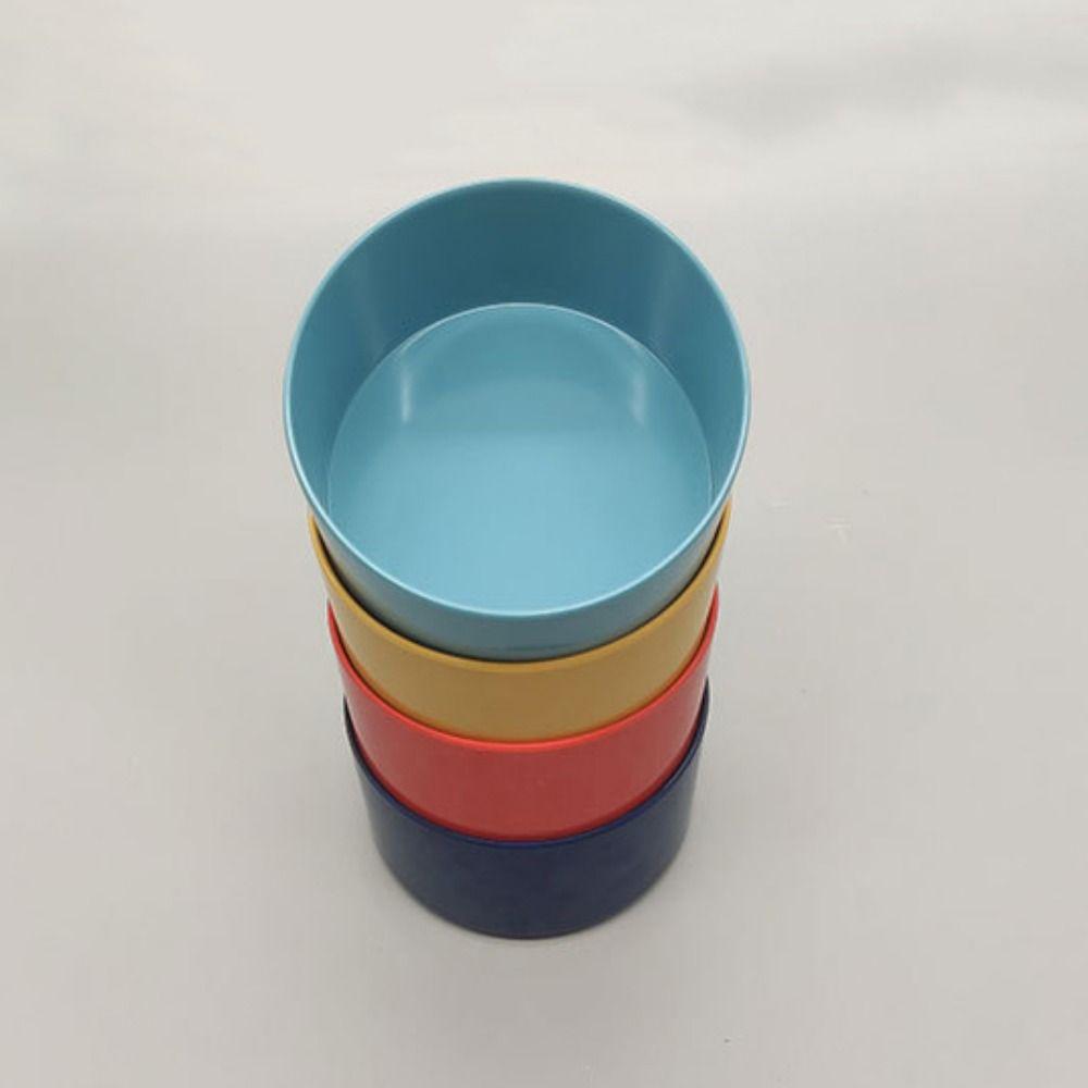 Anti-slip Cat Food Bowl Candy Color Dog Water Feeder Imitation Ceramics Cat Bowl  For Dogs Cats