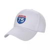I-75 Interstate Sign Baseball Cap designer cap derby hat Horse Hat Women Men's