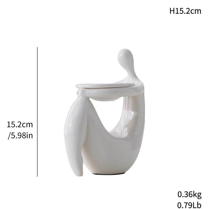 Aromatherapy Ceramic Diffuser: Scented Home Decor Candle Holder Ornament