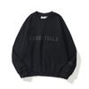 Oversized Unisex Fleece-Lined Cotton Hoodless Sweatshirt Men Women Streetwear Loose Fit Long Sleeve Winter