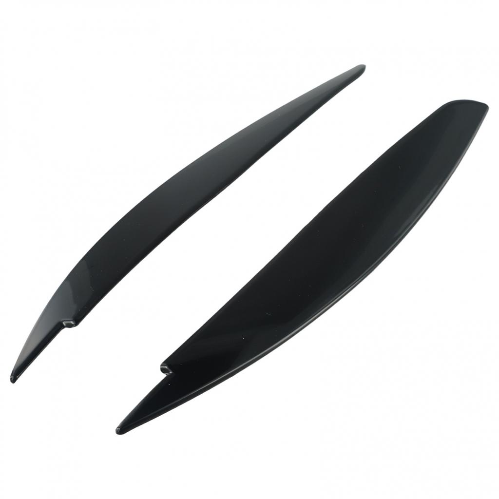 Sopraccigli Neri in Plastica Per BMW Serie 1 E87 E88 E81 E82 Palpebre Sopraccigli 2008-13