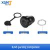 Round CAT6 RJ45 Network Cable Connector Coupler, Dustproof 8P8C Straight-Through Adapter
