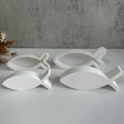 Balık Şekli Silikon Kalıp Hayvan Tutucu Reçine Kalıp Tutucu Balık Epoksi Kalıpları DIY Ev Dekor