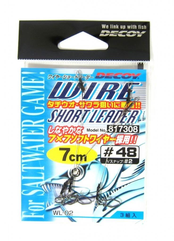 Katsuichi Decoy WL-02 Wire Short Leader 15cm 15cm