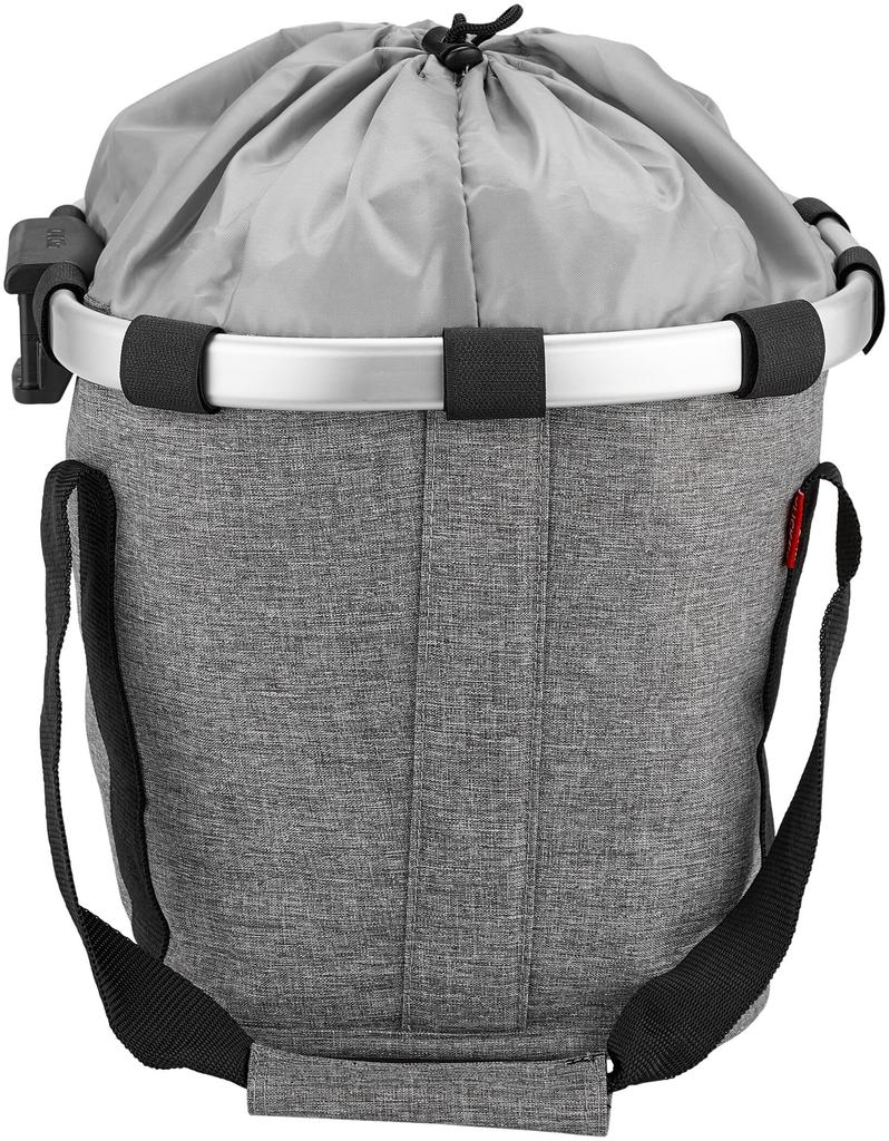RIXEN & KAUL [Authentic] Reisenthal Bike Basket KF880 Twist Silver, W35xH28xD26cm (KF880TS)