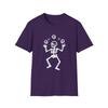 Unisex Softstyle T-Shirt Dancing Skeleton Juggler Death