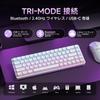Dierya DK68 Wireless Gaming Keyboard 68 Blue Mechanical RGB Full Key Compatible with English Layout - 2.4G/Bluetooth/USB-C Connection, 60% Layout,