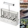 1pcs Manual Soil Block Maker Garden Handheld Seedling Starter Tool Stainless Steel Soil Cube Press for Planting & Gardening
