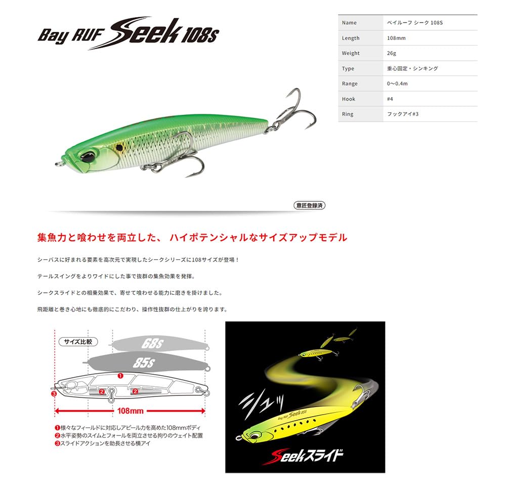 Duo Bay RUF Seek 108S AHA0087 Sardine