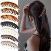Großer Banana-Clip Vertikaler Clip Haarnadel Temperament Hoher Pferdeschwanz Fixierer Hinterkopf Greifclip Haaraccessoires Großhandel