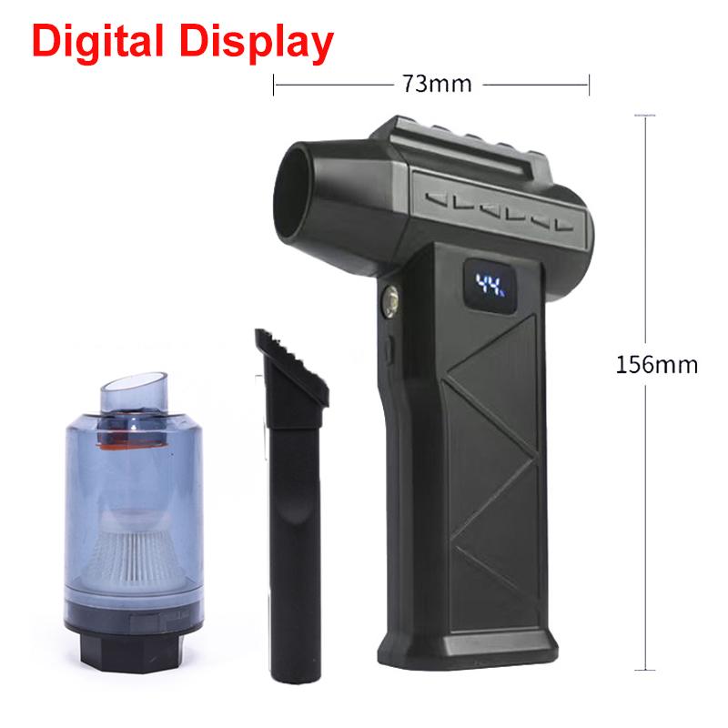 Powerful 600000RPM Violent Fan Brushless Mini Turbo Jet Fan Air Blower Strong Winds Speed 58m/s Portable Electric Air Duster