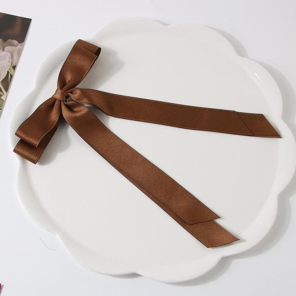 Ballet Style 4cm Bow Duckbill Hair Clip - Sweet Ribbon Hair Accessory