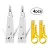 A84X-Professional Punch Down Tool IDC RJ45 RJ11 Cat5e Cat6 Network Telecom Phone Cable Socket Impact Terminal Insertion Tools