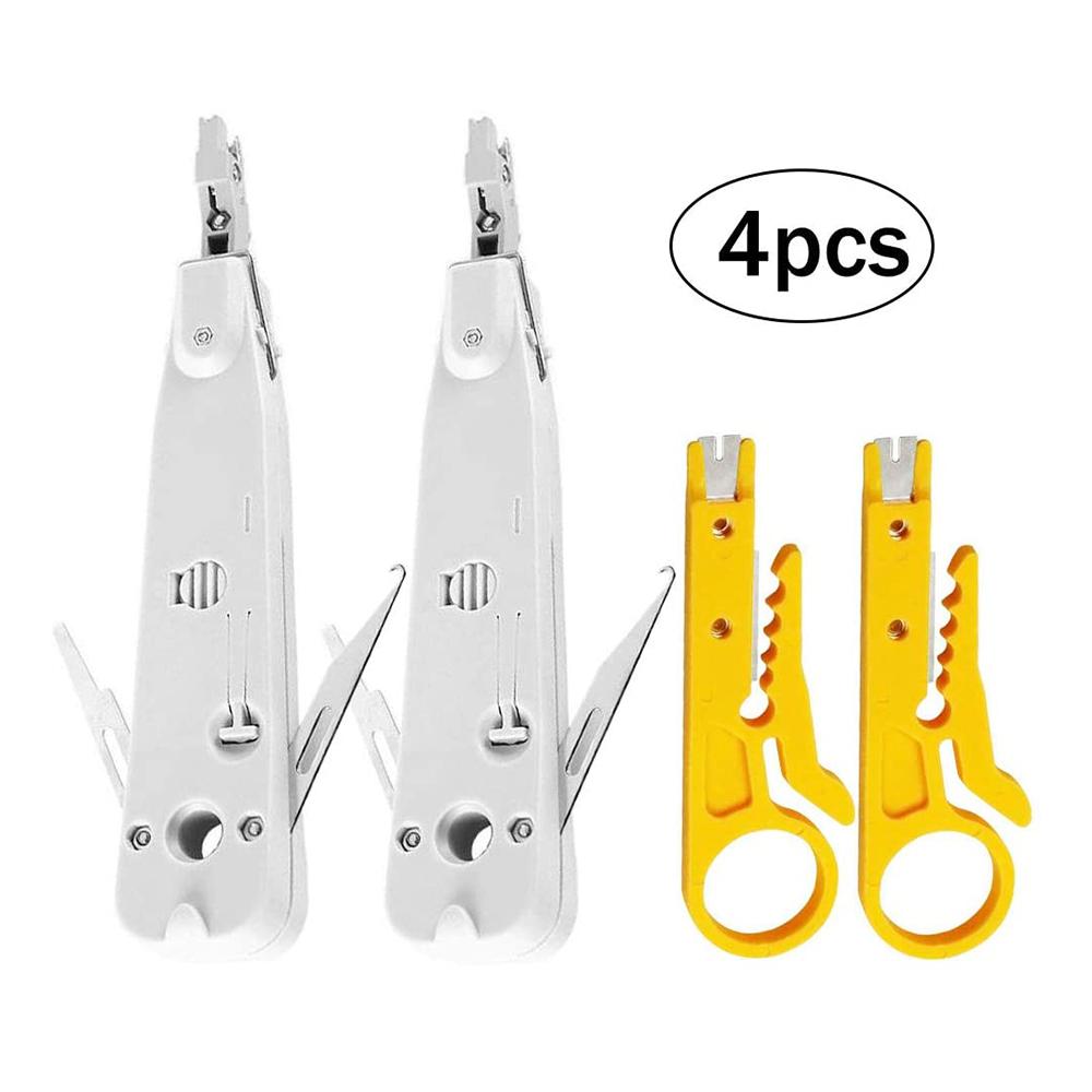 A84X-Professional Punch Down Tool IDC RJ45 RJ11 Cat5e Cat6 Network Telecom Phone Cable Socket Impact Terminal Insertion Tools