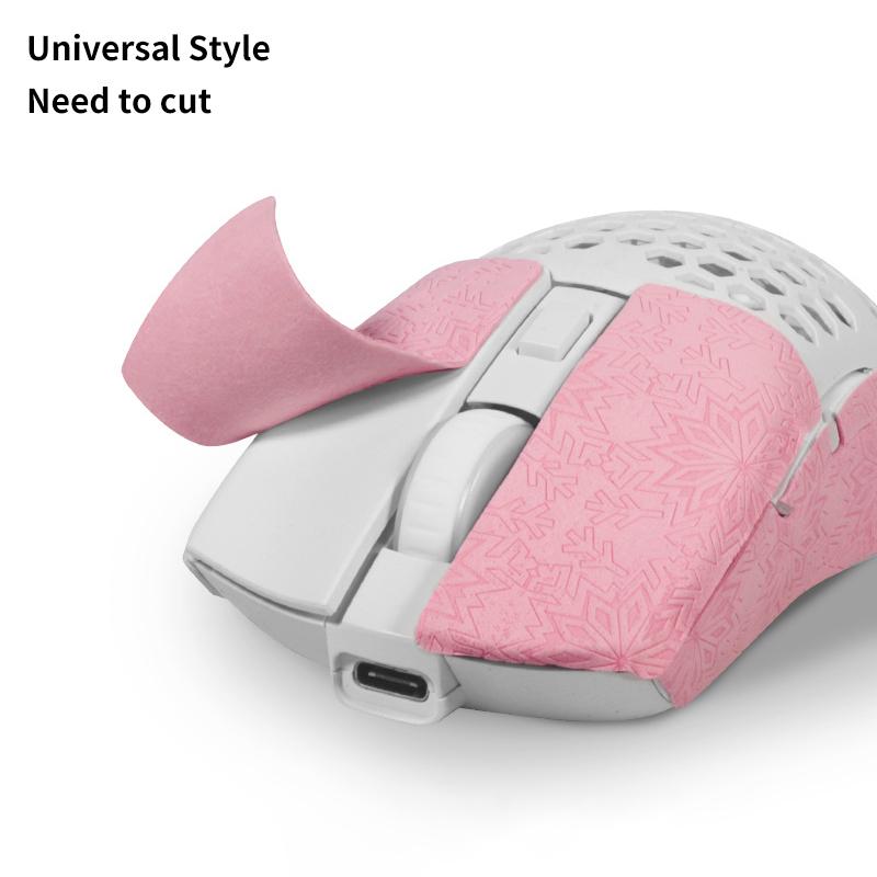 12*11cm DIY Anti-Rutsch Universal Stil Maus Aufkleber Kabellos Gaming Schweißresistent Maus Griffband Abriebfest PC Desktop Laptop