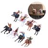8Pcs Western Cowboy and Horse Figurines for Kids and Toddlers for Farm Or Home Decoration