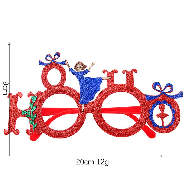 Festive Headband Eyeglass Frames: Christmas, Halloween, Valentine's Day & Party Glasses with Santa Claus Design