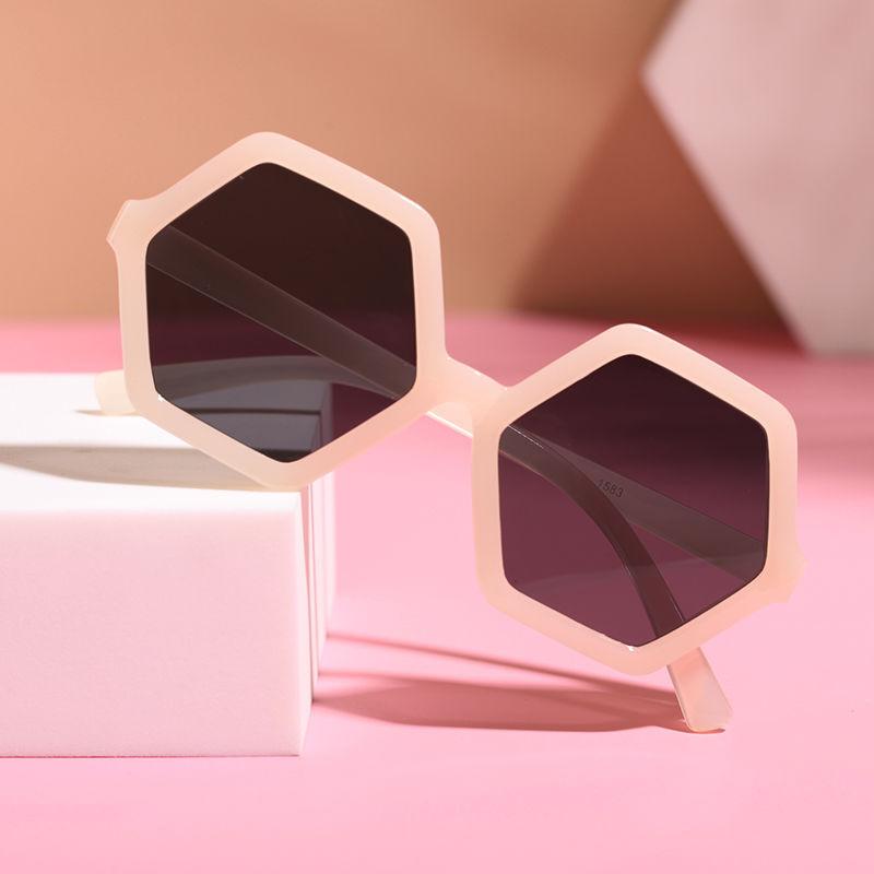 Irregular Polygon Children'S Personalized Sunglasses Sunshade Uv Protection Men And Women Children Sunglasses Baby Glasses Tide