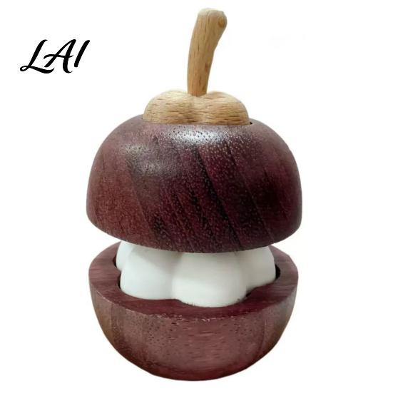 Spa Reception Scent Decor Mangosteen Passive Oil Diffuser Wooden Essential Creative Aromatherapy Non Electric Holder Diffusers No-Electric