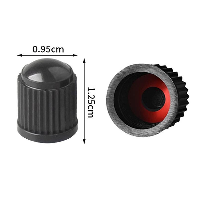 Krytky ventilků pneumatik pro automobily 100 ks Krytky ventilků pneumatik pro motocykly a jízdní kola Plastový kryt na ventilky pneumatik, krytky ventilků pneumatik, autopříslušenství