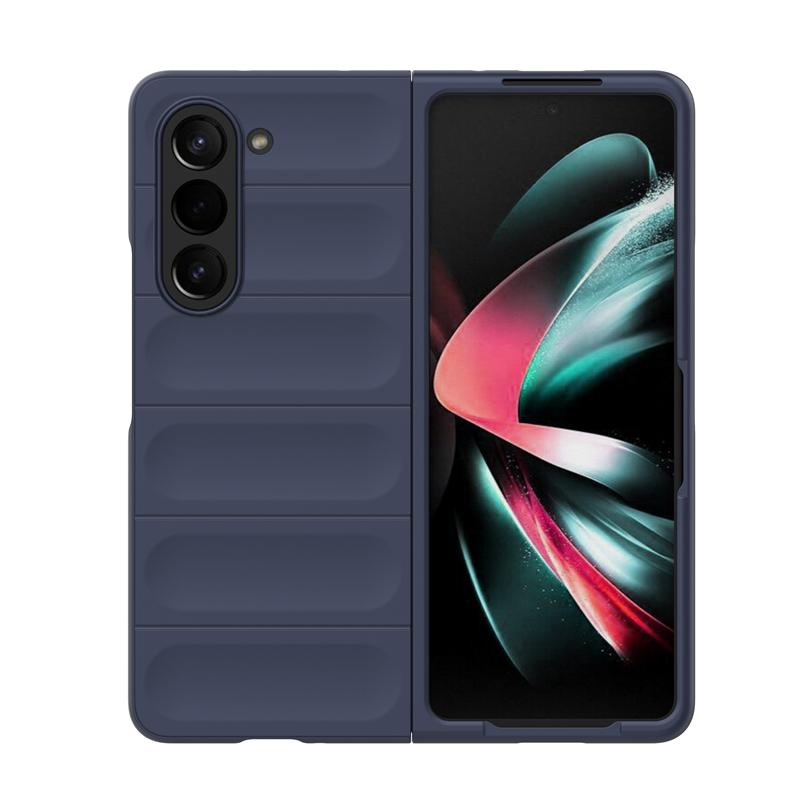 For Samsung Galaxy Z Fold 5 Case Silicone PC Capa Samsung Z Fold Flip 5 4 3 Case Protector Phone Anti-drop Case Z Fold 5 Cover