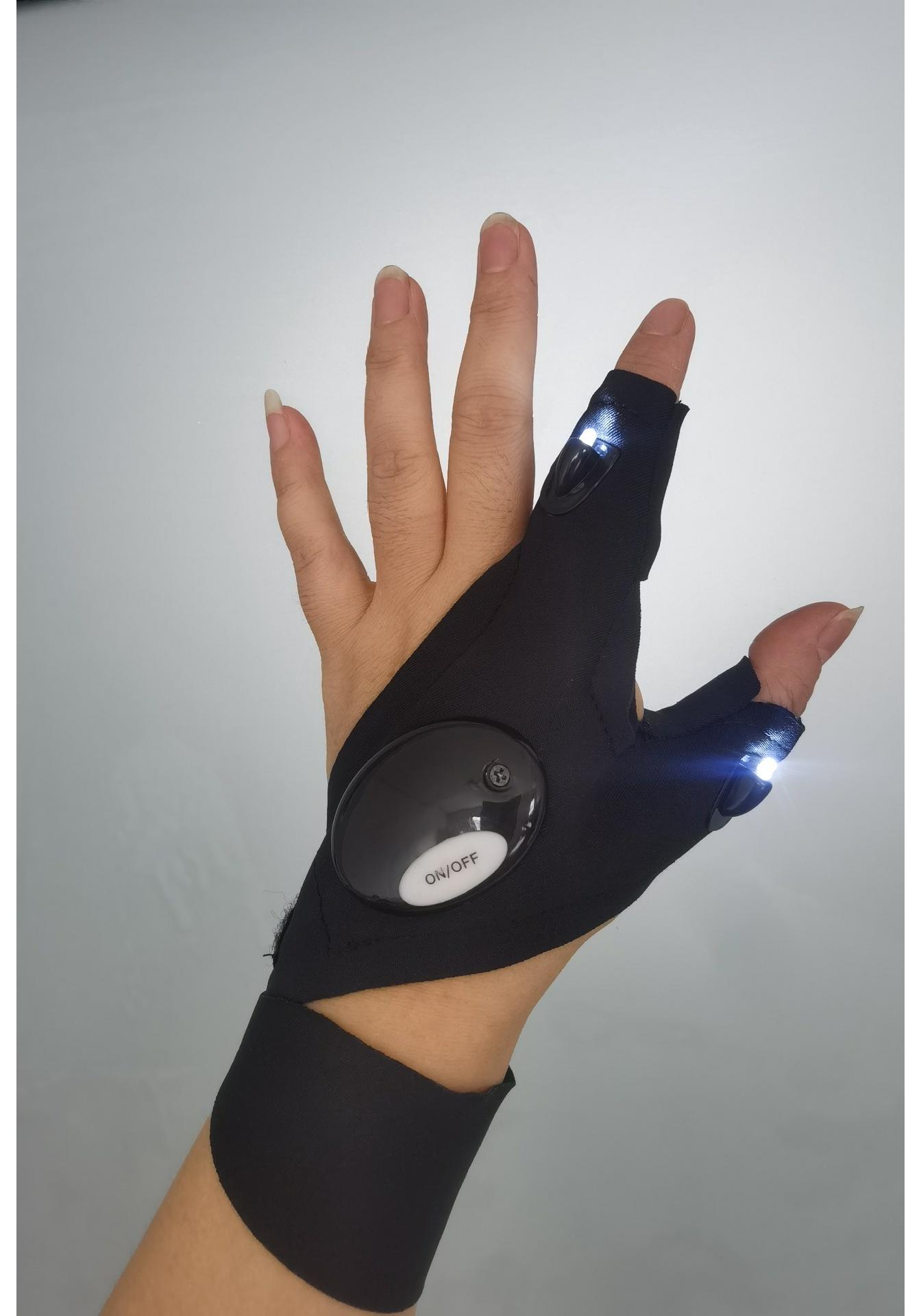 

LED Light Fishing Gloves - Breathable Outdoor Night Glowing Finger Flashlights