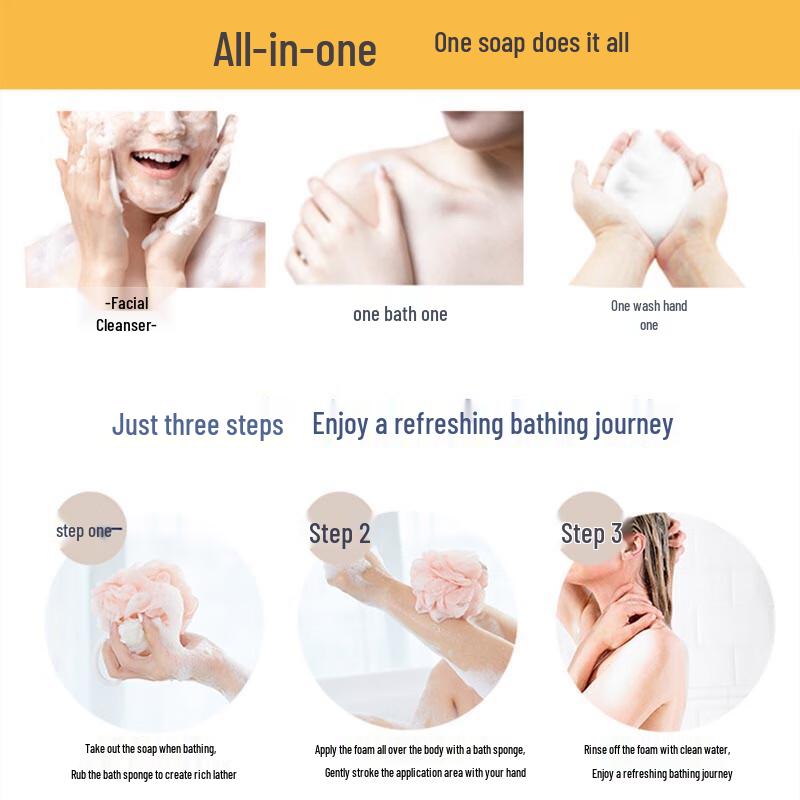 Schöne erfrischende Zitronenseife, 125g (Packung mit 15 Riegeln)