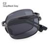 Portable Folding Sunglasses For Men Women Fashion Square Metal Frame Sunglasses Night Vision Eyewear Driving Glasses