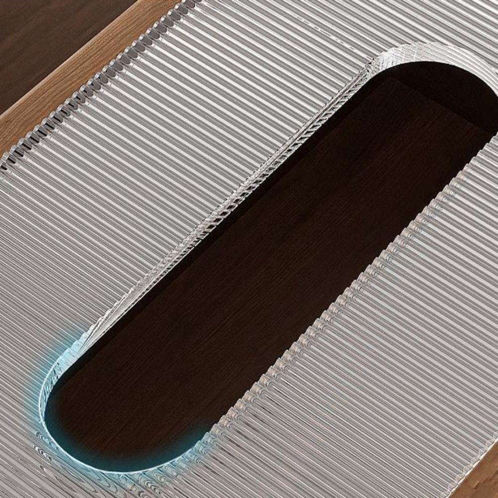 Rectangle Walnut Wood Grain Tissue Box Elegant Napkin Holder Wood Draw Paper Box  Restaurants