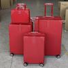 Bright Red Wedding Suitcase with Combination Lock - Perfect for Honeymoon Travel