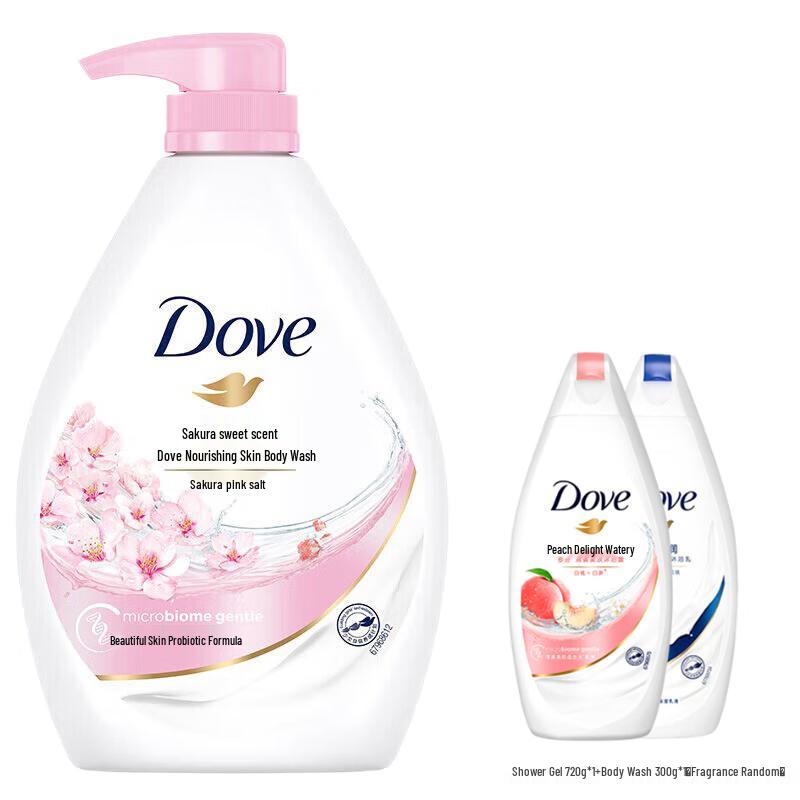 DOVE Cherry Blossom Scented Shower Gel Set