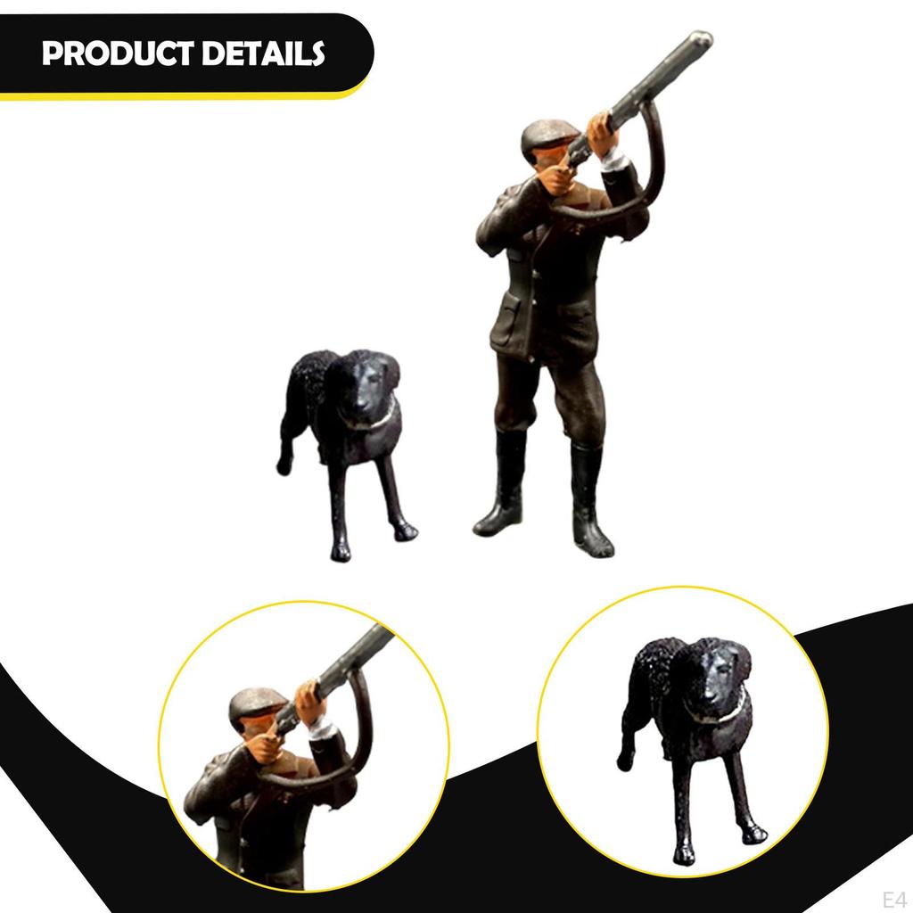 , Miniature Architectural Figure Made of Resin, Model in 1:64 Scale, for Fairy Gardens And As Table