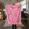 1PC Bibi and Tina Print Flannel Blanket, High Quality All Seasons, Home Decor, Warmth and Comfort, Perfect for Christmas Gifts