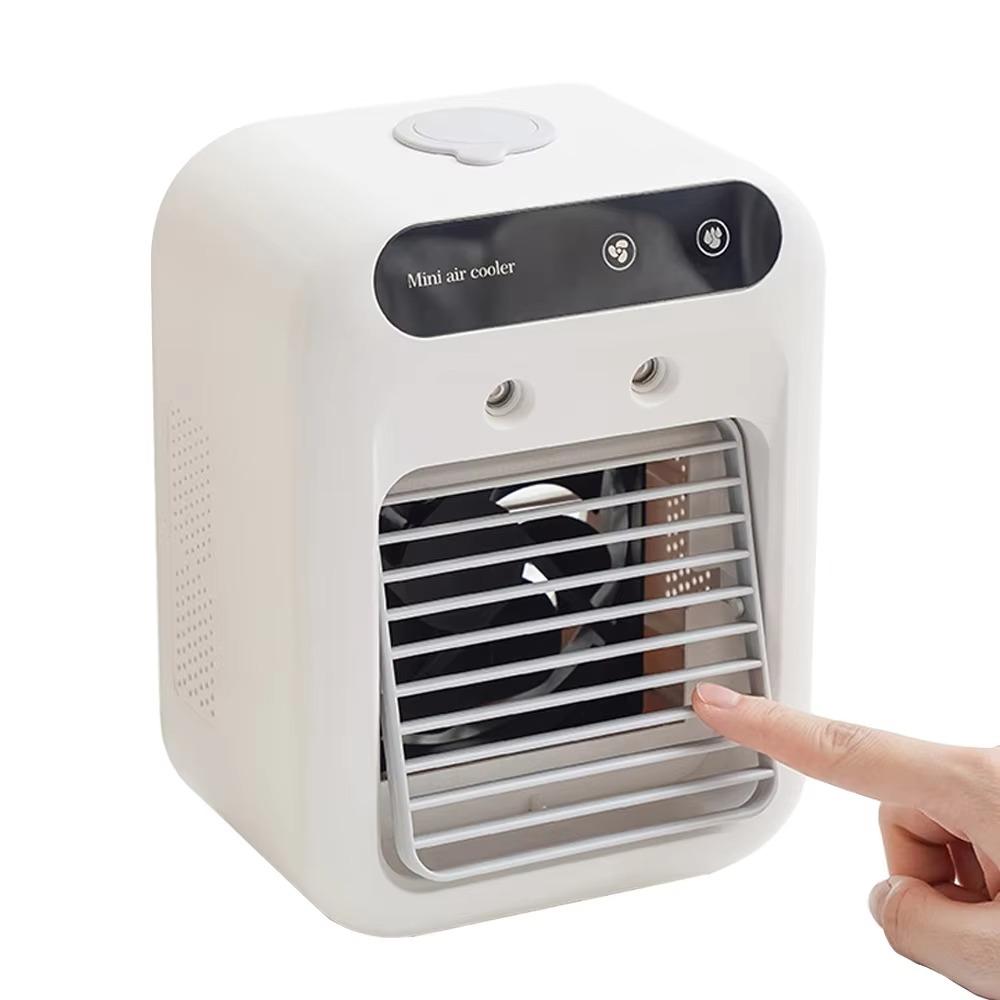 

Мини Настольный Вентилятор-Кондиционер 2 скорости Охладитель воздуха Новый Вентилятор с водяным охлаждением Дом Офис Автомобиль белый