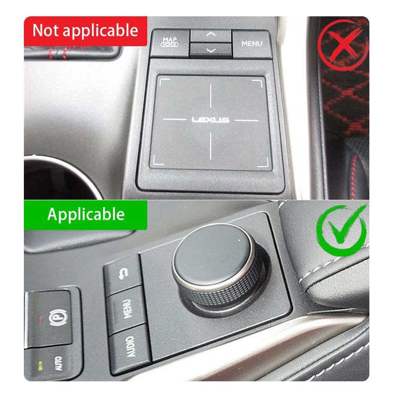 Real Soft Carbon Fiber Sticker For Lexus NX 200 200t 300 300h 2014 2015 2016 2017 2018  LHD RHD Car Multimedia Knob Button