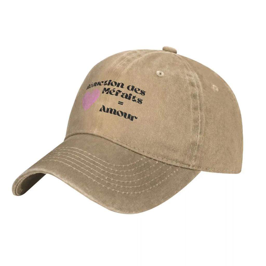 Harm Reduction = Love Cowboy Hat Hood Fluffy Hat New In The Hat Hip Hop Hats For Women Men's