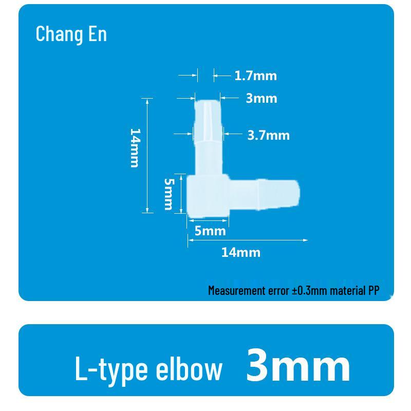 Plastic 90° Hose Connector Elbow Barb