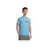 Li-Ning Round Neck Logo Print Quick-Dry Breathable Training Running Short Sleeve T-Shirt Unisex T-Shirt Crescent-Blue AHSS241-3