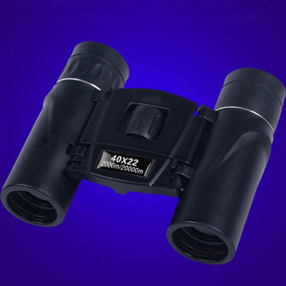 HD 40x22 Powerful Binoculars 2000M Long Range Folding Mini Telescope BAK4 FMC Optics For Hunting Sports Outdoor Camping Travel