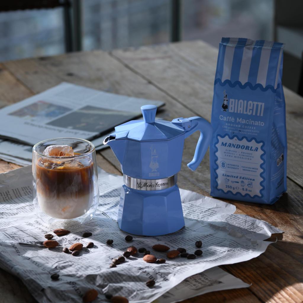 BIALETTI Iced Coffee Set Moka (Espresso Maker, Mocchinetta, Stovetop, Pot)