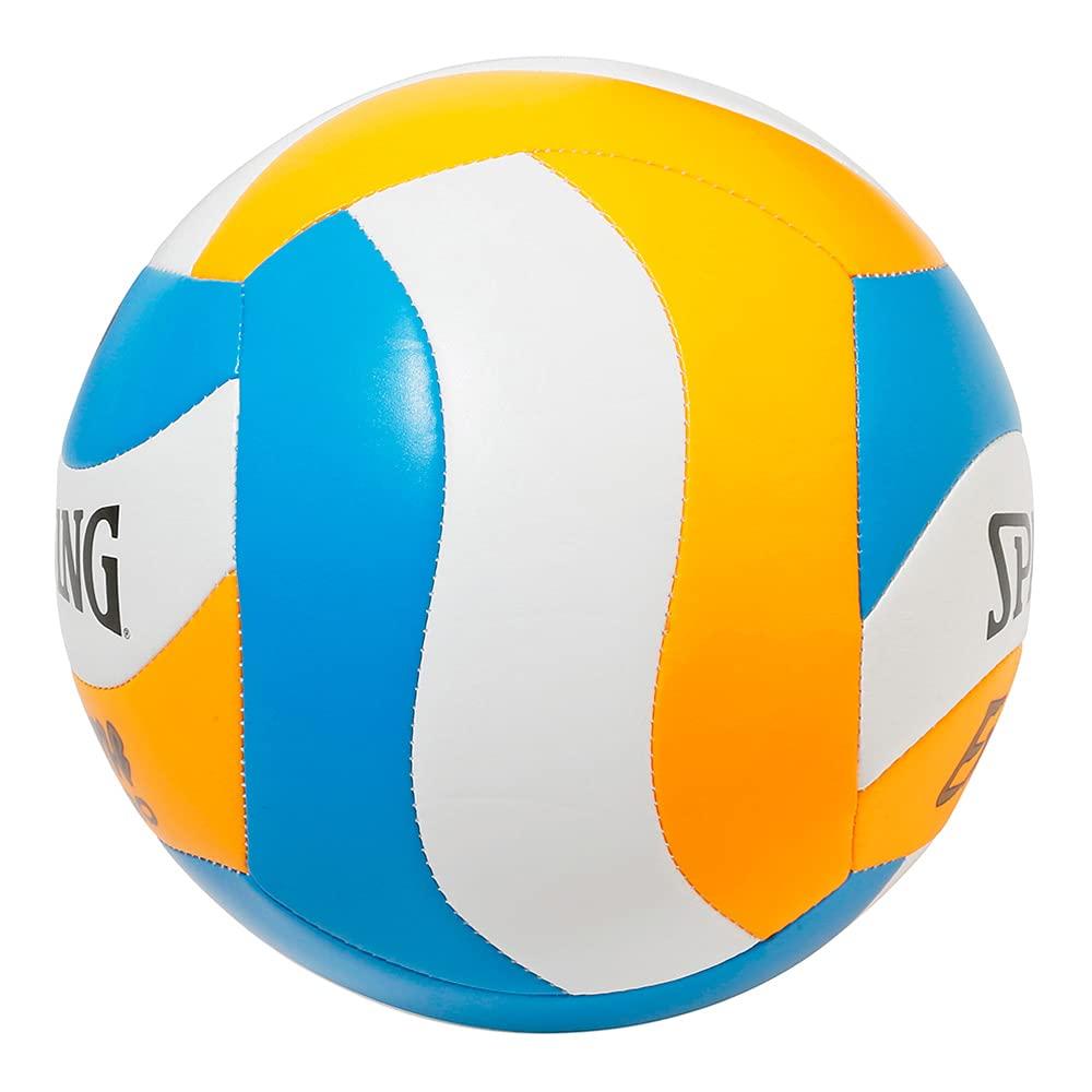 Spalding Extreme Pro Wave Volleyball, Blue x Orange, Size 4, 72-372J