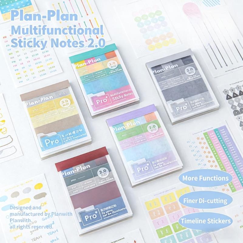Assorted Color Note Sticker Colorful Adhesive Index Tabs For Textbooks Planner Documents And Bulletin Board Reminder