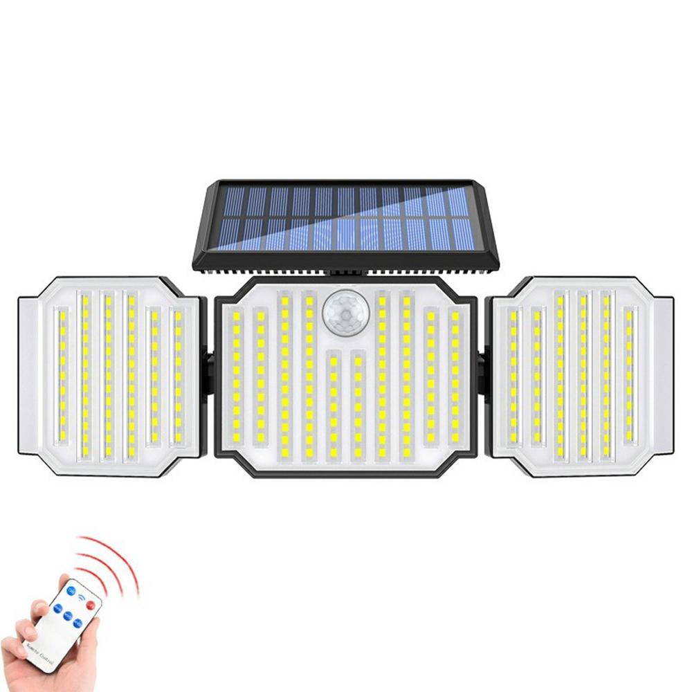 

TY05143 3 Heads Rotatable 283 LED Wall Light Motion Sensor Outdoor Waterproof Solar Lamp A