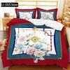 Flower Duvet Cover Set Microfiber Blooming Flowers Gift Flower Theme Bedding Set For Adults Double Queen King Size Quilt Cover
