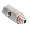 1 8in NPT Oil Pressure Sensor Tee To M10 10x1.0 Male Adapter Turbo Supply Feed Line Gauge