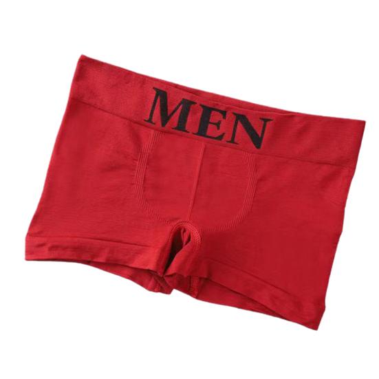 Men Boxers Mid Waist Seamless Casual Lightweight Men Briefs for Sleeping