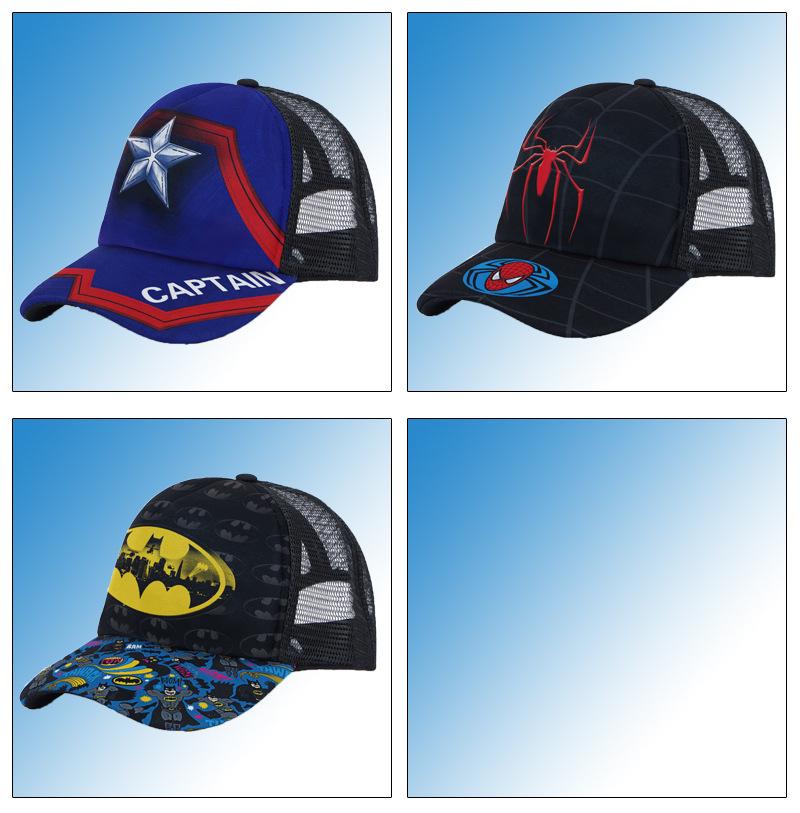 Unisex Outdoor Spider-Man/Batman/Iron Man Sun Hat - Breathable Duckbill Design