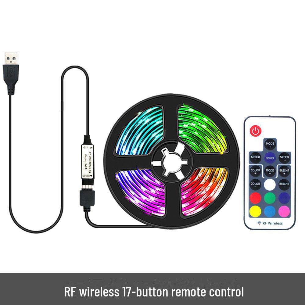 5V USB LED TV Backlight Strip with 5050 RGB, Bluetooth Music Sync, Voice Control, and Mobile App Control